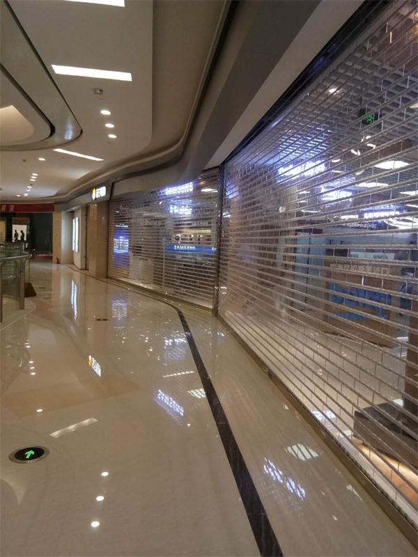  水晶卷帘门案例